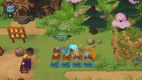 14 dias em Dragon Shelter: Um play-by-play da minha primeira temporada em sim de fazenda com dragões ajudando a fazer bolos