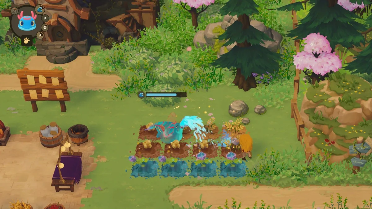 14 dias em Dragon Shelter: Um play-by-play da minha primeira temporada em sim de fazenda com dragões ajudando a fazer bolos