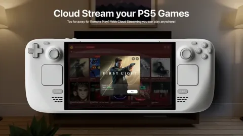 Agora é possível transmitir jogos do PS Plus no Steam Deck sem um PS5