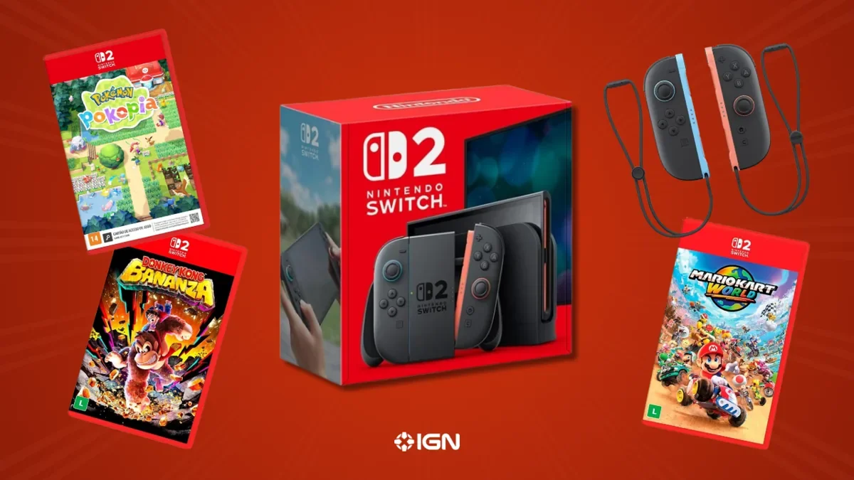 Amazon lança 15 combos com Nintendo Switch 2 + jogos ou acessórios por R$ 4.366 a R$ 4.733