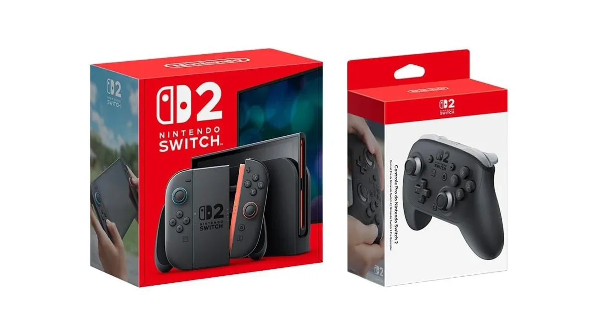 Amazon lança bundle com Nintendo Switch 2 e Pro Controller por R$ 4.279,61