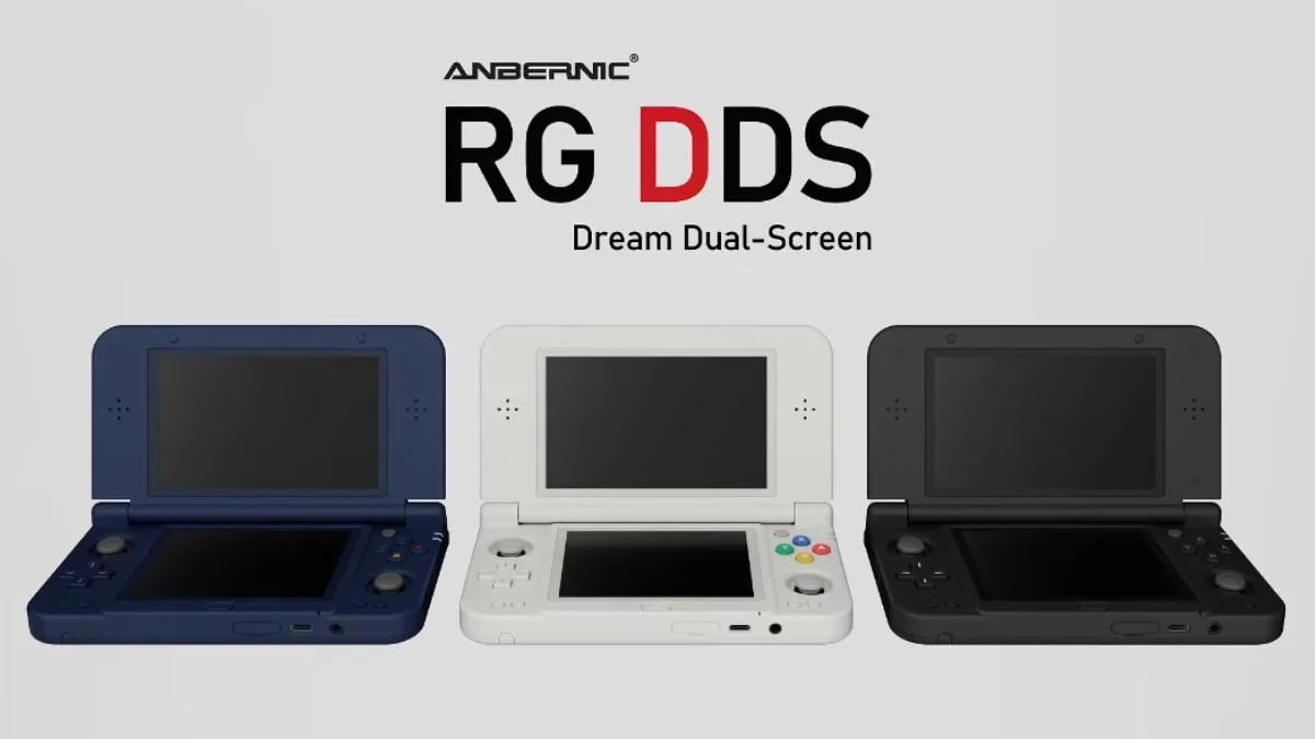 Anbernic lança novo portátil com duas telas para emulação retro: RG DDS