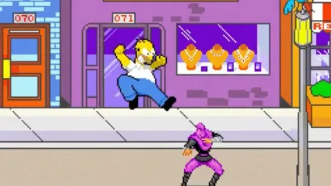 Arcade clássico de Os Simpsons chega ao Super Nintendo em portagem caseira