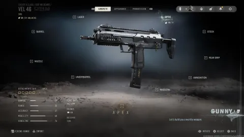 As melhores configurações do VEL 46 em MW4