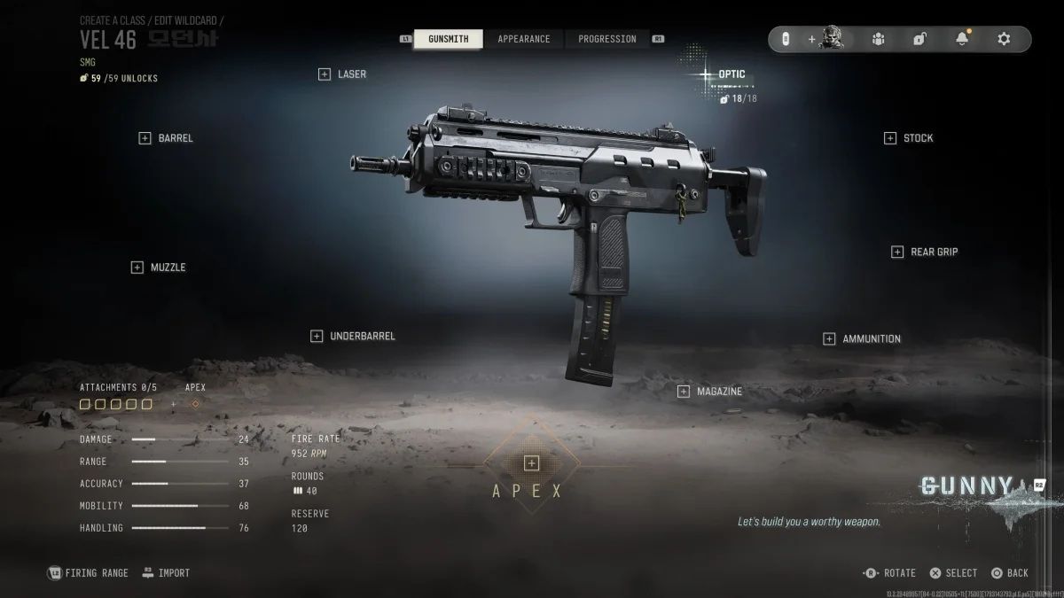 As melhores configurações do VEL 46 em MW4