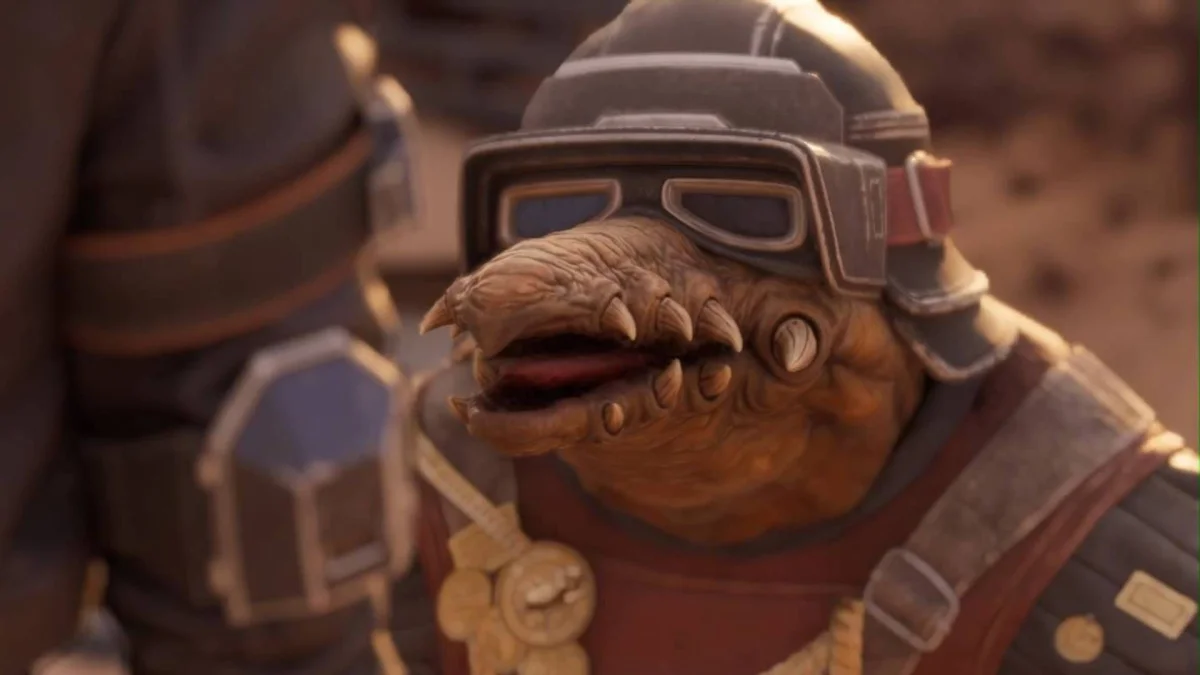 Ator de Biddy Blas em Star Wars: Galactic Racer se emociona com sucesso do personagem