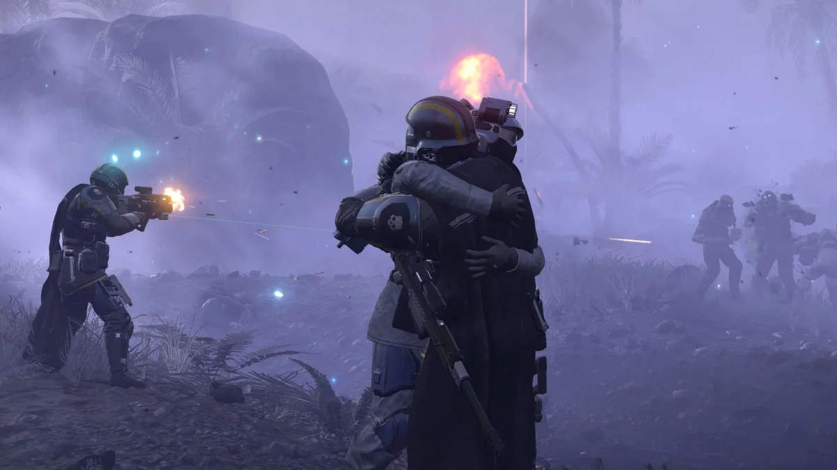 Atualização de Helldivers 2 permite abraçar os SEAF troopers