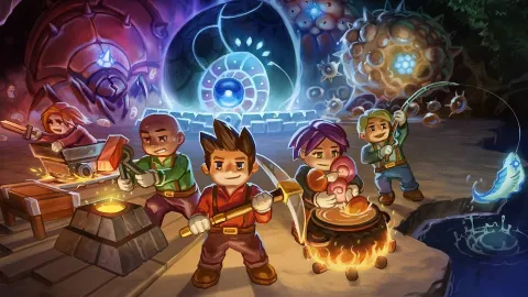 Atualização Riders of the Underground chega amanhã em Core Keeper com montarias e novo bioma