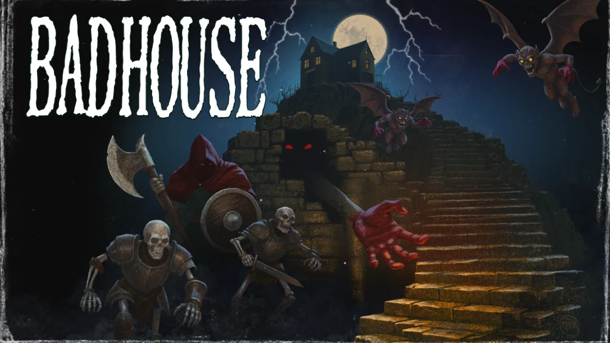 Bad House ganha demo gratuita no Steam com mistura de batalha automática e exploração