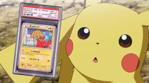 Card de Pikachu de chuva é vendido por US$ 8,4 milhões em leilão