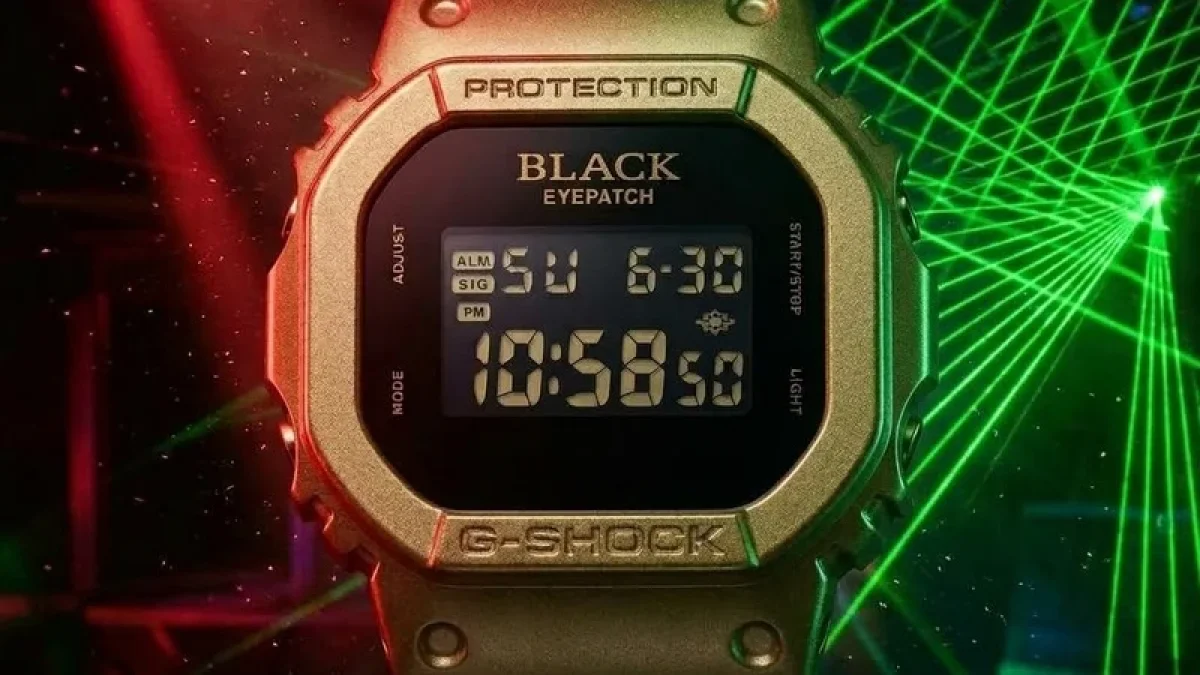 Casio lança terceira colaboração G-Shock com BlackEyePatch em versão dourada
