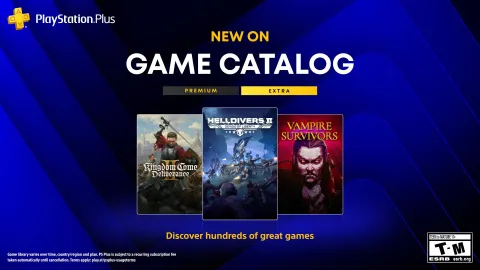 Catálogo de Jogos do PlayStation Plus para Agosto: Helldivers 2, Kingdom Come Deliverance II e mais