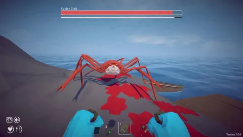 Como derrotar o chefe Spider Crab em How to Fish