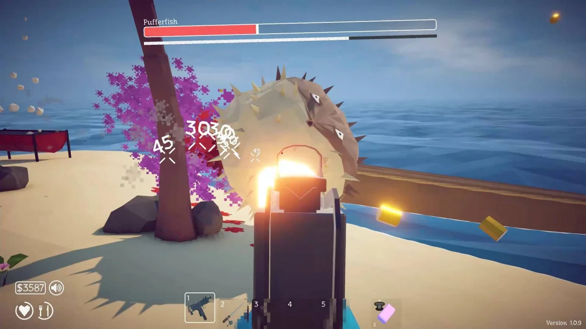 Como vencer o chefe Pufferfish em How to Fish