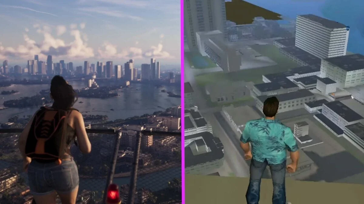 Comparação de Screenshots: GTA 6 e Vice City