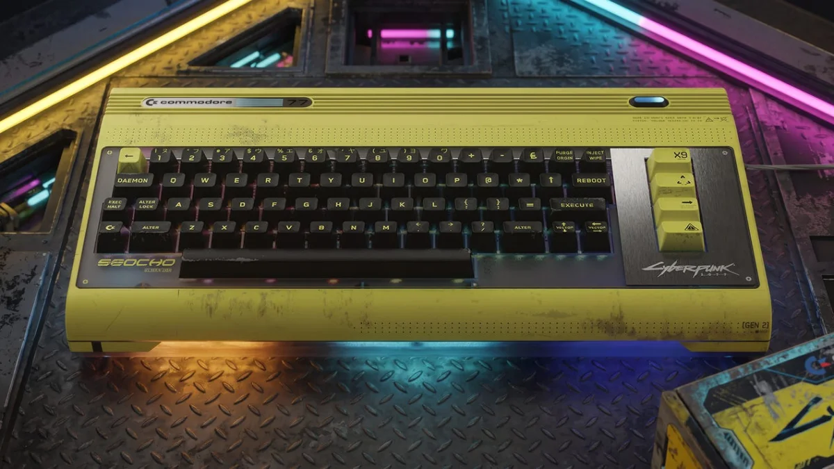 Computador Commodore 77 de Cyberpunk 2077 é Revelado na Gamescom e Já Está em Pré-venda