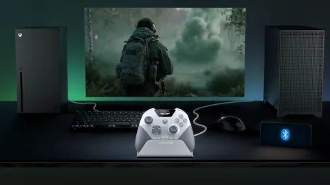 Controle SteelSeries Aeon Pro tem dock com QuickSwitch para Xbox e PC