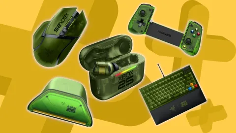 Controles e acessórios com design retro verde translúcido dominam o mercado em homenagem aos 25 anos do Xbox