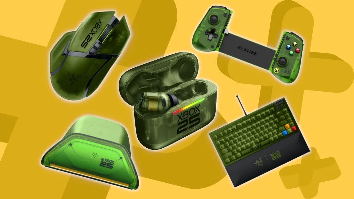 Controles e acessórios com design retro verde translúcido dominam o mercado em homenagem aos 25 anos do Xbox