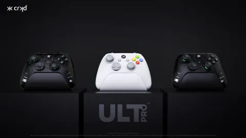 CRKD ULT PRO já está à venda com sticks TMR, polling rate de 1000Hz e dock para Switch 2 e PC