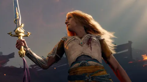 Deborah Ann Woll quebra bastão icônico de The Last of Us 2 em seu primeiro dia em God of War Laufey