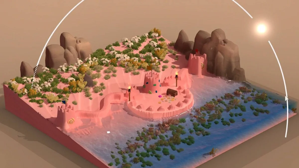 Demo de Sandcastle no Steam: Uma Experiência Relaxante