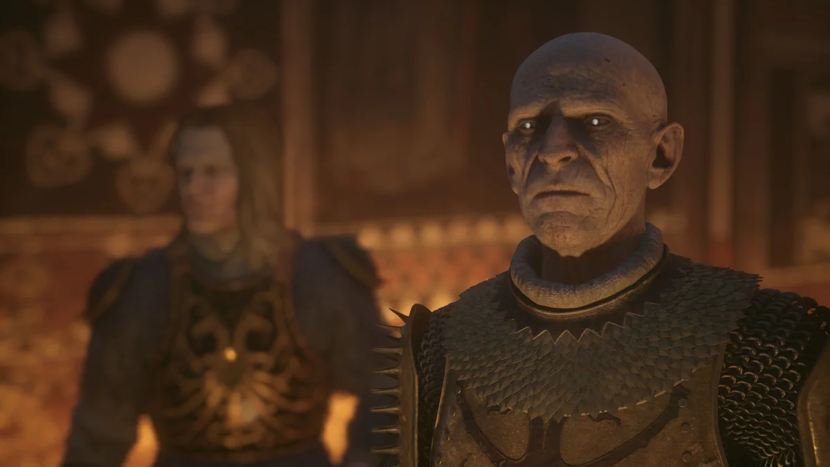 Desafiando Brencis no prólogo de Blood of Dawnwalker