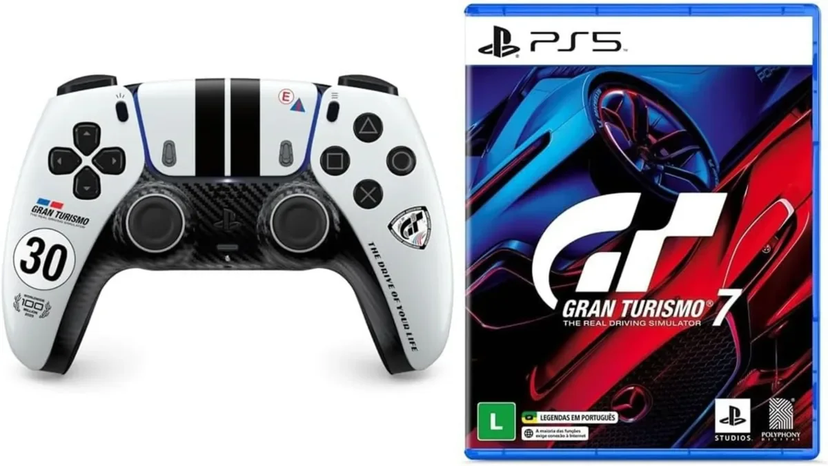 DualSense Gran Turismo ganha edição limitada e bundle com desconto para assinantes Prime