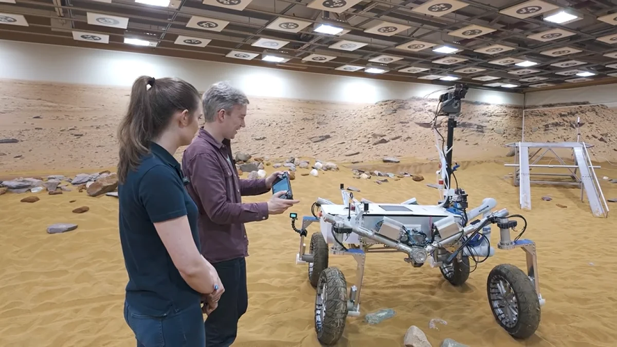 Engenheiros usam Steam Deck para controlar protótipo de rover marciano