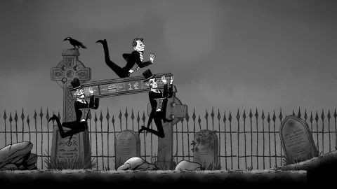Fallbearers: Um jogo de transporte de cadáveres que mistura QWOP e humor negro