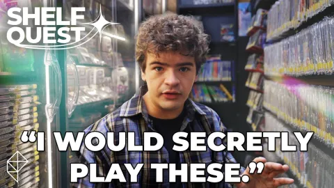 Gaten Matarazzo fala sobre sua relação com jogos em Shelf Quest