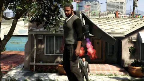 GTA 5 finalmente supera o melhor jogo da série com um jetpack instalado