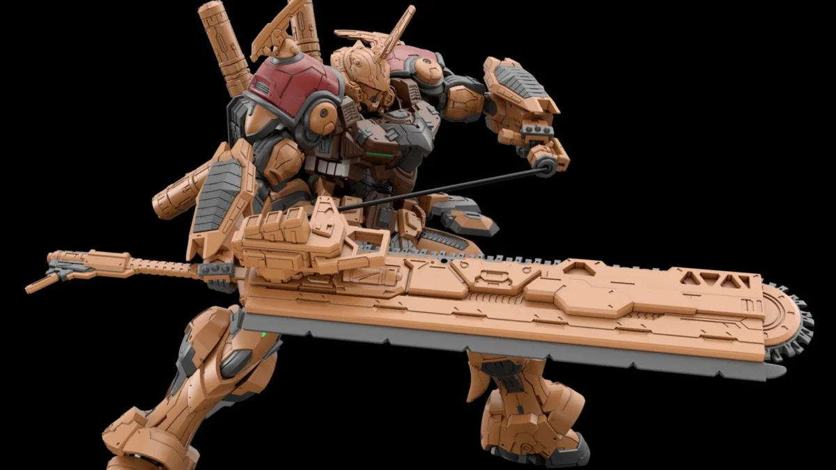 Gundam Rogue Orbit ganha kit de modelo com macuahuitl de serra, e isso me convenceu