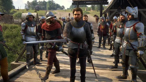 Henry conquers Kuttenberg em Kingdom Come: Deliverance 2 com ajuda de mods
