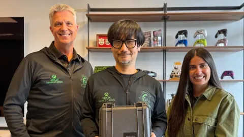 Hideo Kojima agradece Microsoft pessoalmente no TGS 2026 por assumir Physint e manter projeto vivo