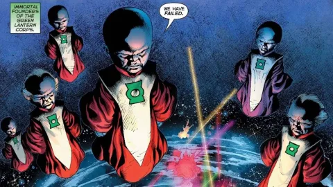 História dos Guardiões do Universo na DC