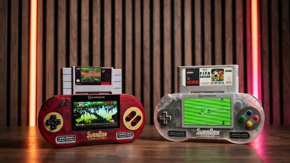 Hyperkin lança dois novos portáteis Super Nintendo: SupaBoy Crismon e SupaBoy Prime