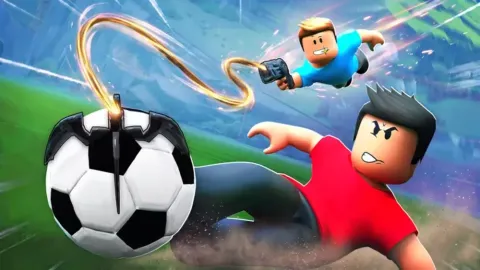 Illegal Soccer no Roblox mistura futebol, armas e caos sem árbitro