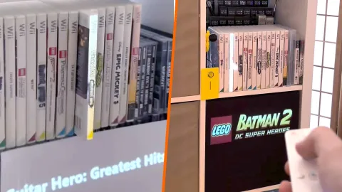 Inventor cria "tela inicial real" para discos físicos que traz a conveniência de uma biblioteca digital para prateleiras de jogos