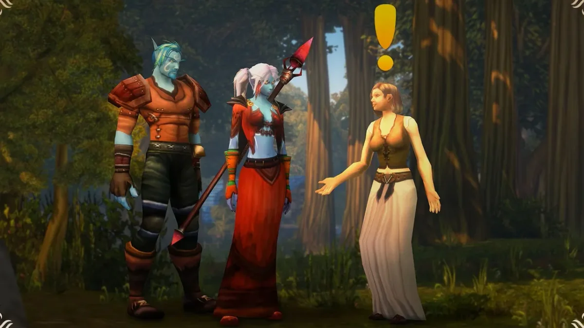 Jogador morre em cinematica de introdução por armadilha de fogueira no WoW Forever Beta