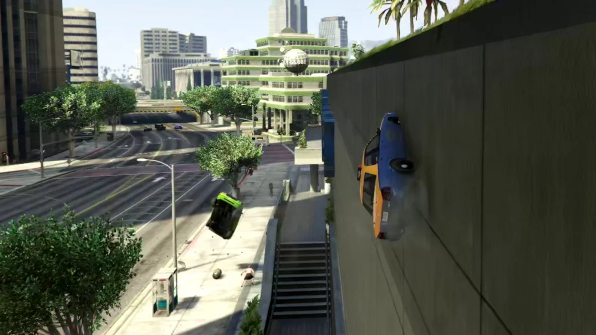 Jogador se vê preso por carro miniaturizado em GTA 5 por mod maluco
