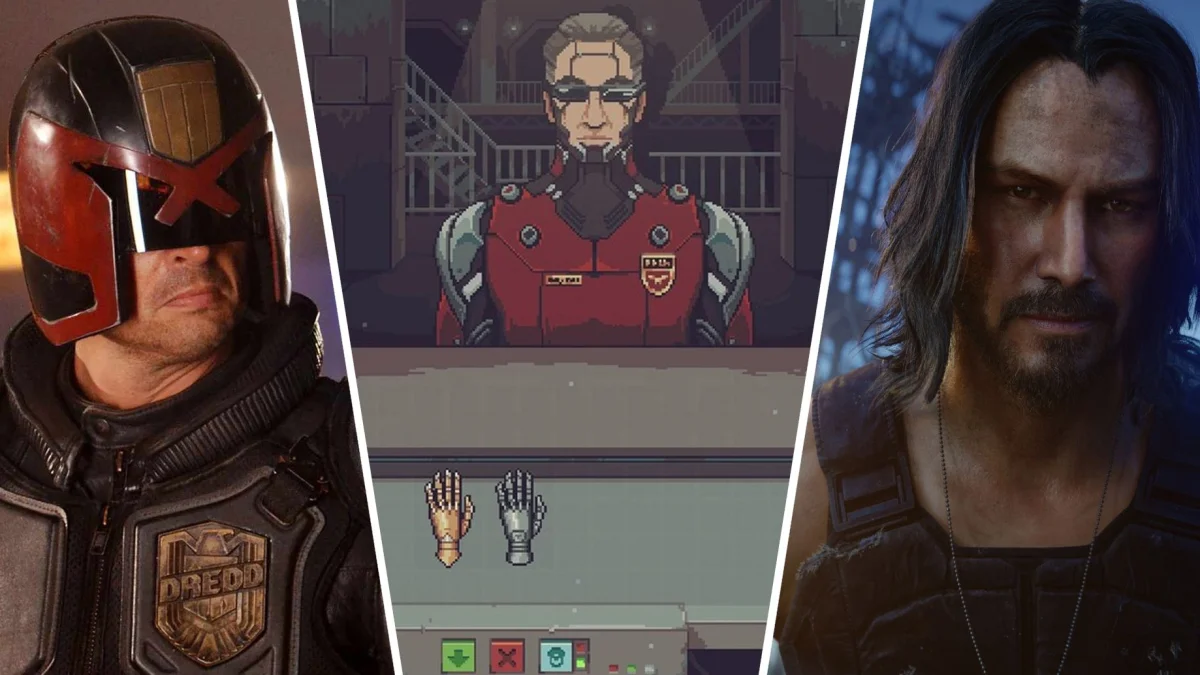 Jogo de simulação de loja cyberpunk lembra Dredd e Cyberpunk 2077