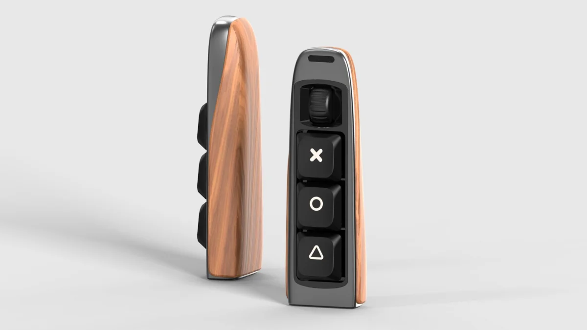 Keychron testa teclado mini com microfone para interação com IA
