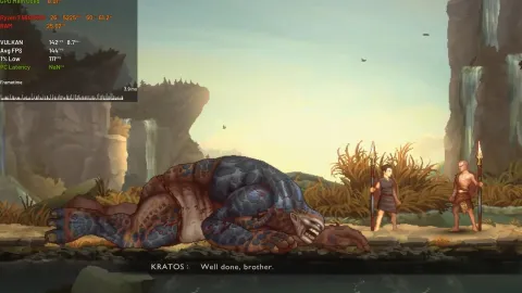 KytyPS5 emula God of War: Sons of Sparta com 137 fps no PC, mas com instabilidade e exigência alta