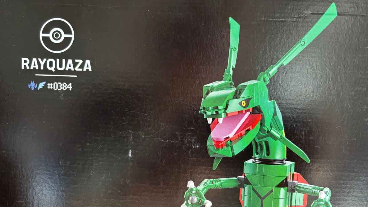 Lego Rayquaza #72168: Um dos melhores builds de Pokémon, mas o preço continua alto