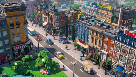 Lego Skylines: O jogo de construção de cidades dos meus sonhos