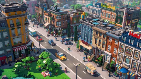 Lego Skylines: Um Construtor de Cidades Focado em Decoração