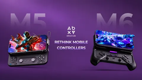 M6 e M5: gamepads deslizantes da abxylute chegam ao Kickstarter com foco no gameplay móvel