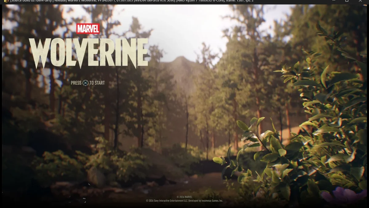 Marvel's Wolverine roda no PC com emulador, mas a 2 FPS e ainda não é jogável