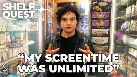 Max Burkholder fala sobre sua paixão por games em Shelf Quest